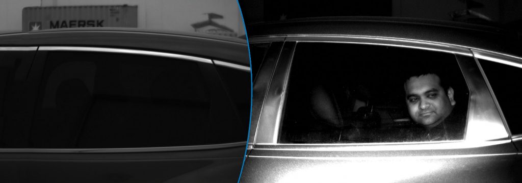 Can security cameras see inside cars