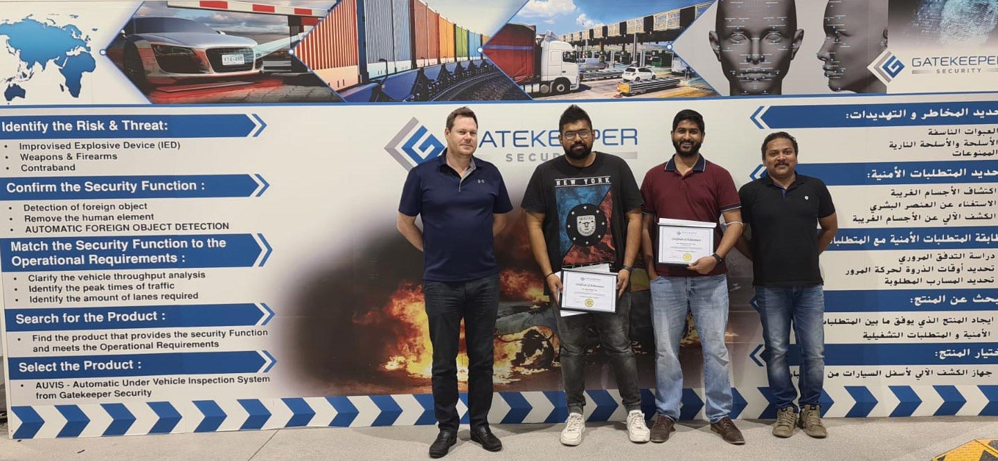 Congratulations to Newly Certified Gatekeeper Engineers who completed 3 days certification training in our Middle East office