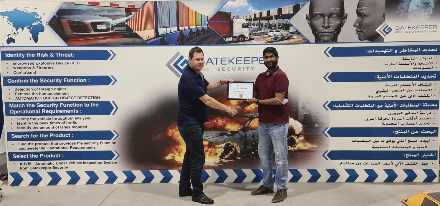 Congratulations to Newly Certified Gatekeeper Engineers who completed 3 days certification training in our Middle East office
